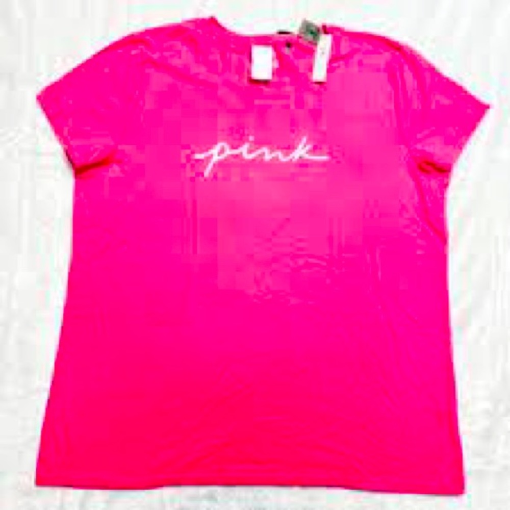 PINK TEE SHIRT SIZE MEDIUM NWOT